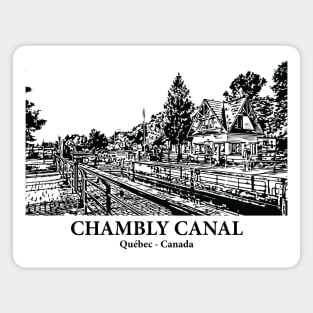 Chambly Canal - Québec Magnet